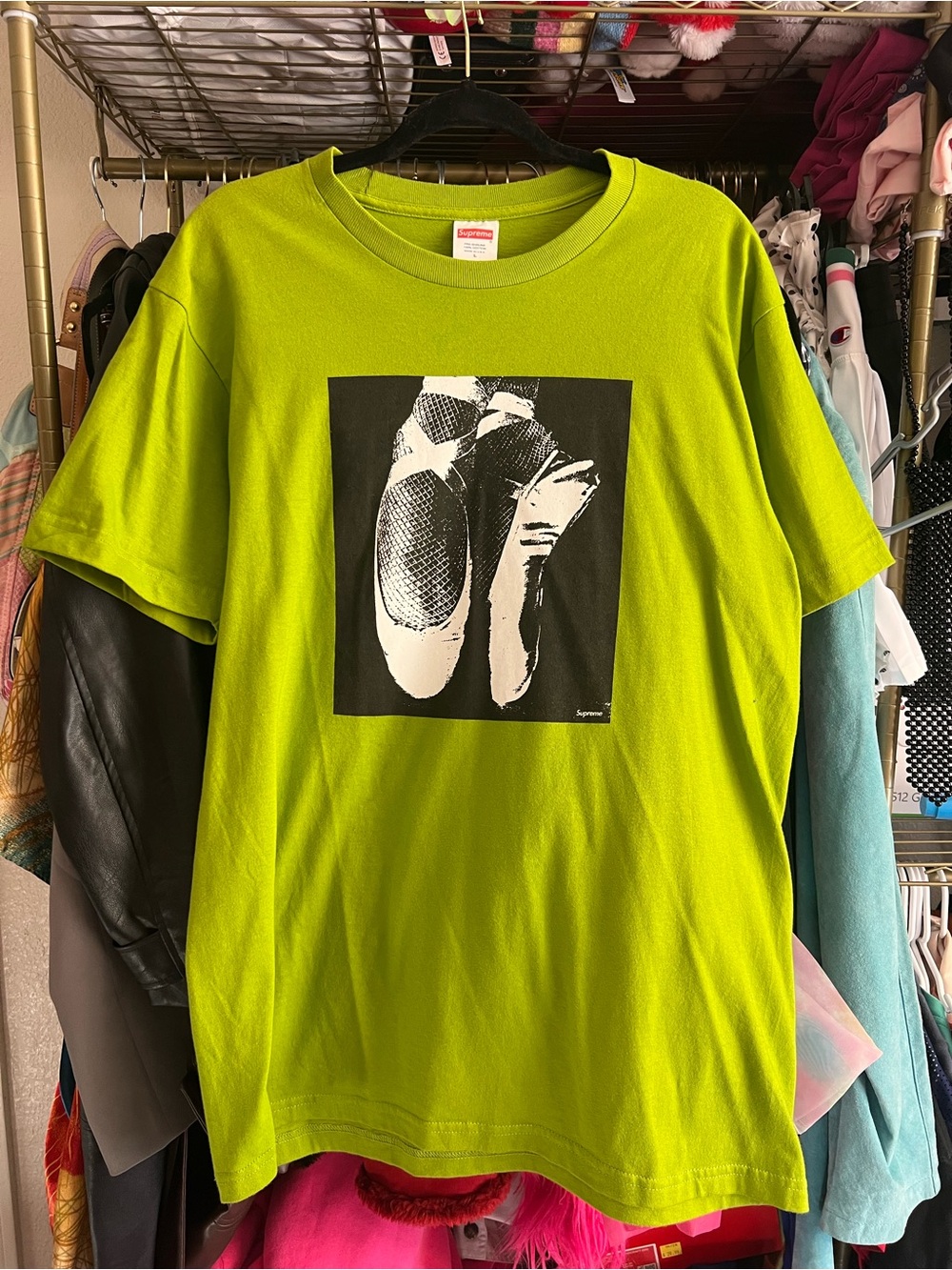 Supreme Pea Green Ballet Shoe Tee